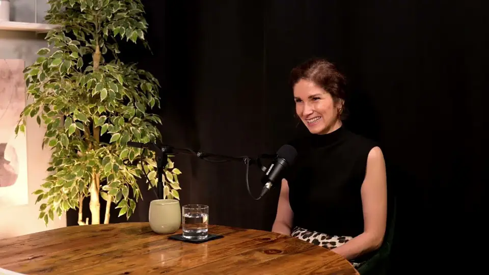 Cornelia Dewald und Peter Minko im 4French-Studio